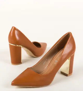 Pantofi Mikra Camel imagine