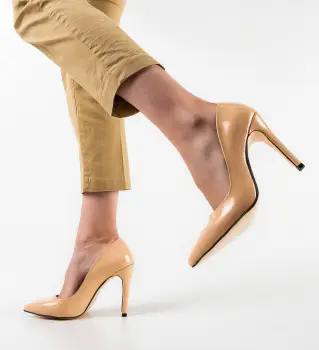 Pantofi Misy Bej 3 imagine