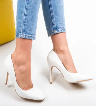 Pantofi Moba Albi imagine