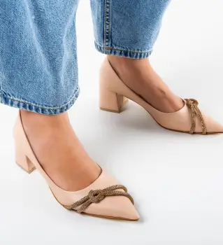 Pantofi Mogoi Bej imagine