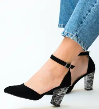 Pantofi Muzli Negri imagine