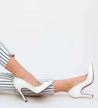 Pantofi Nicor Albi imagine