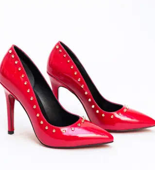 Pantofi Nicor Rosii imagine