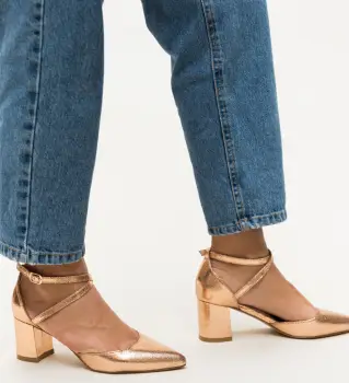 Pantofi Rello Aurii 2 imagine