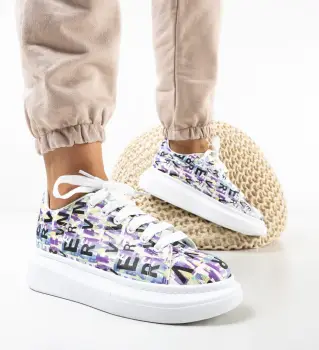 Pantofi Sport Alfabet Mov imagine