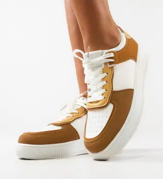 Pantofi Sport Arcelia Camel 2 imagine