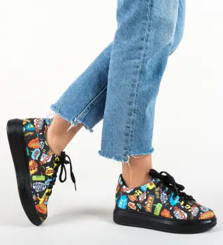 Pantofi Sport Arli Negri 2 imagine