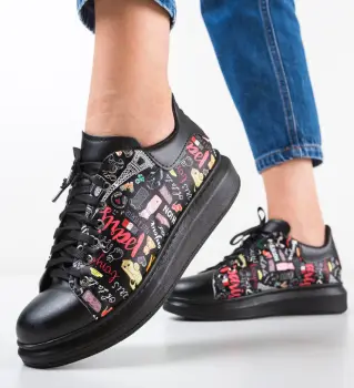 Pantofi Sport Arli Negri 3 imagine