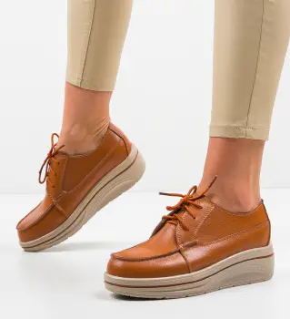 Pantofi Sport Atanom Camel imagine