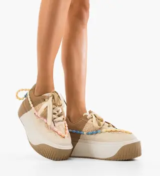 Pantofi sport dama Fabia Khaki imagine