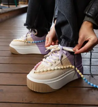 Pantofi sport dama Fabia Mov imagine