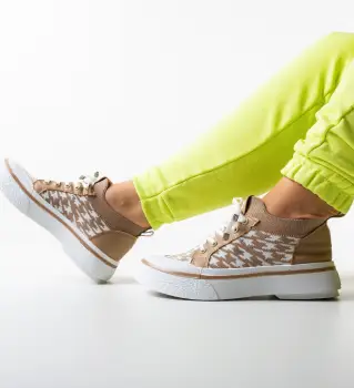 Pantofi sport Diogo Khaki imagine
