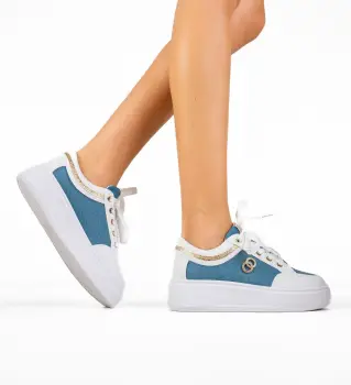 Pantofi Sport Donato Albastri imagine