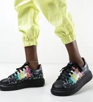 Pantofi Sport Ebona Negri imagine