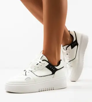 Pantofi Sport Faarax Albi 2 imagine