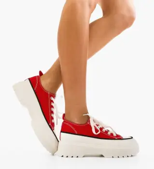 Pantofi sport Lin Rosii imagine