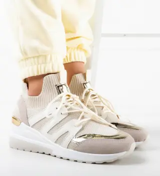 Pantofi Sport Many Bej imagine