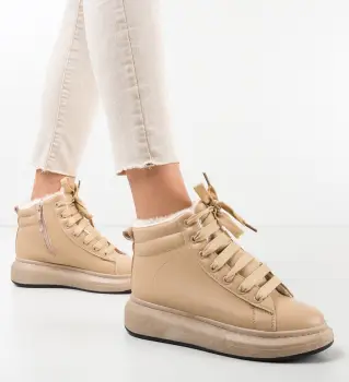 Pantofi Sport Misterlava Camel imagine