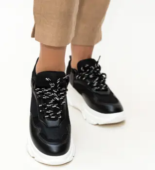 Pantofi Sport Pangolier Negri imagine