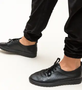 Pantofi Sport Pompir Negri imagine