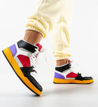 Pantofi sport Pratt Negri imagine