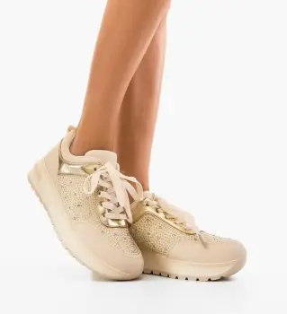 Pantofi Sport Rani Bej imagine
