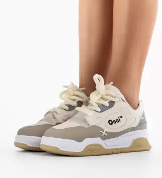 Pantofi sport Scarl Bej 2 imagine