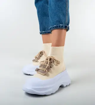 Pantofi Sport Solare Bej imagine