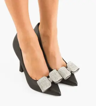 Pantofi stiletto dama Bradle Negri imagine