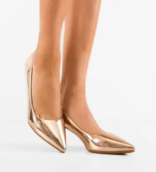 Pantofi stiletto dama Fiona Aurii imagine