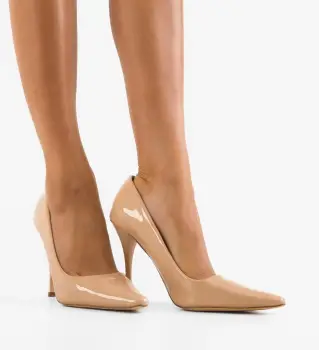 Pantofi stiletto dama Jannine Bej imagine