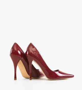 Pantofi stiletto dama Jannine Rosii imagine
