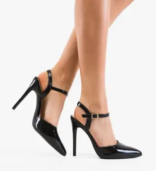 Pantofi stiletto dama Jaximet Negri imagine