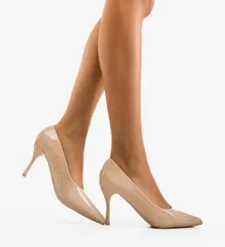 Pantofi stiletto dama Kas Nude imagine