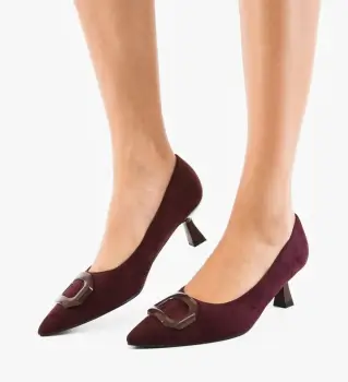 Pantofi stiletto dama Lyda Mov imagine