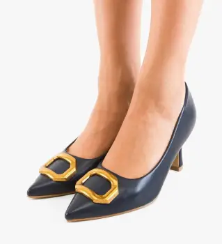 Pantofi stiletto dama Lynda Bleumarin imagine