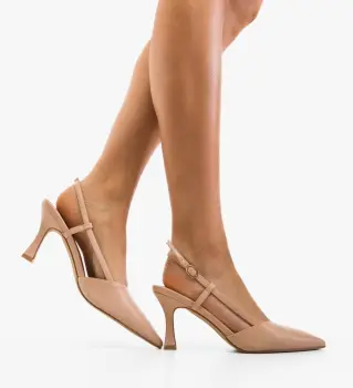 Pantofi stiletto dama Nilop Nude imagine