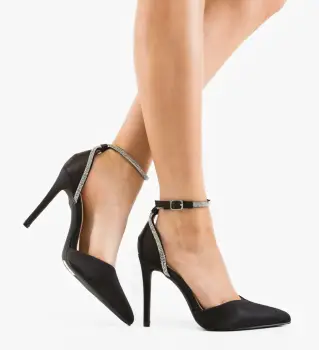 Pantofi stiletto dama Passion Negri imagine