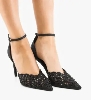 Pantofi stiletto dama Tabylys Negri imagine