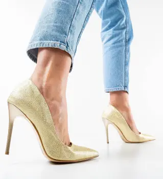Pantofi Tofife Aurii imagine