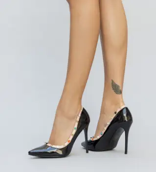 Pantofi Warmi Negri imagine