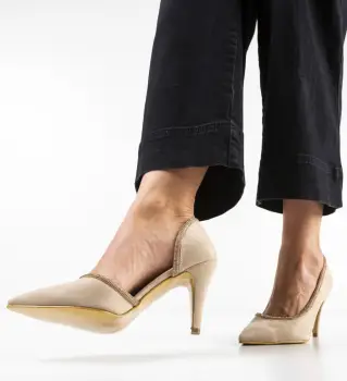 Pantofi Wiham Bej imagine