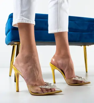 Pantofi Zeltis Galbeni 2 imagine