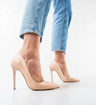 Pantofi Zizik Nude 2 imagine