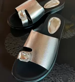 Papuci Blade Argintii imagine