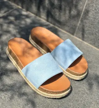 Papuci dama Andy Albastri imagine