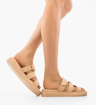 Papuci dama Armelle Nude imagine