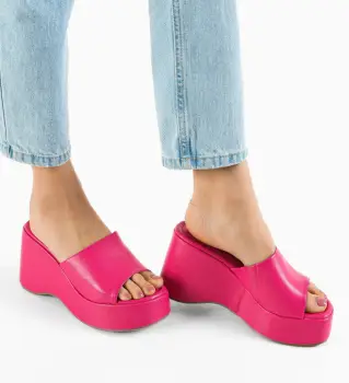 Papuci dama Azura Fuchsia imagine