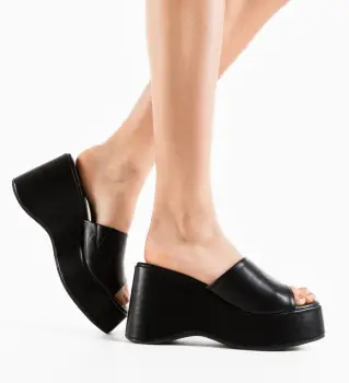 Papuci dama Azura Negri imagine