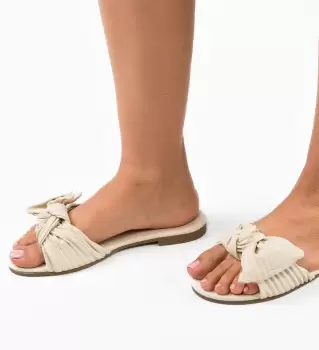 Papuci dama Barclay Bej imagine